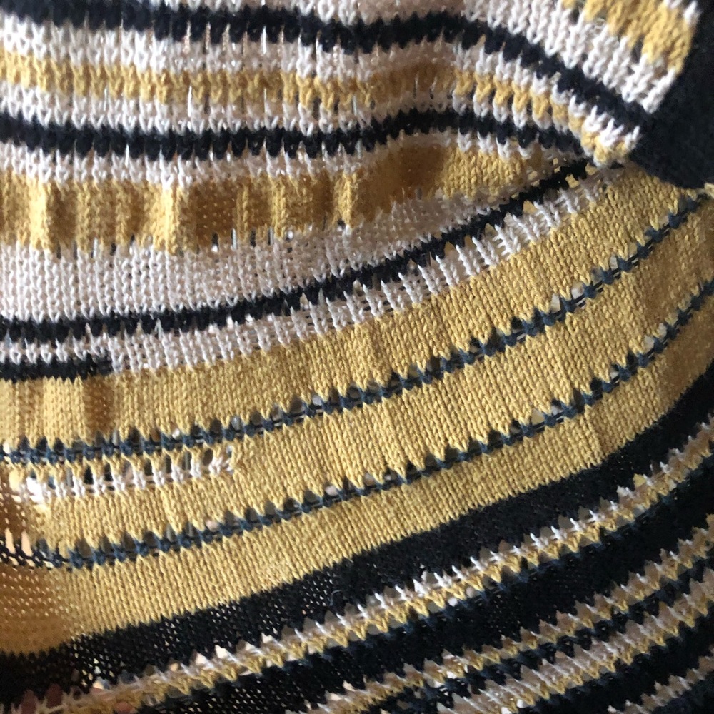 Philosophy Yellow Patterned Cardigan - image 2